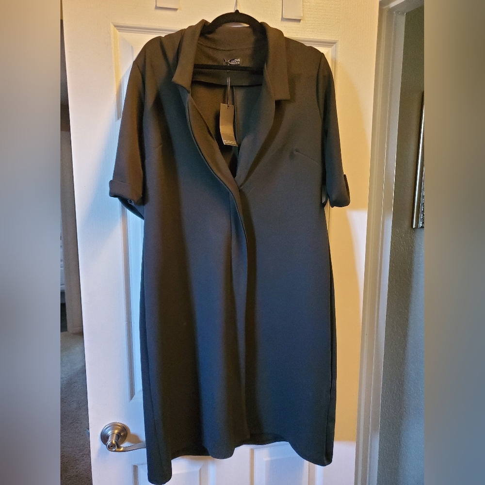 Black work dress